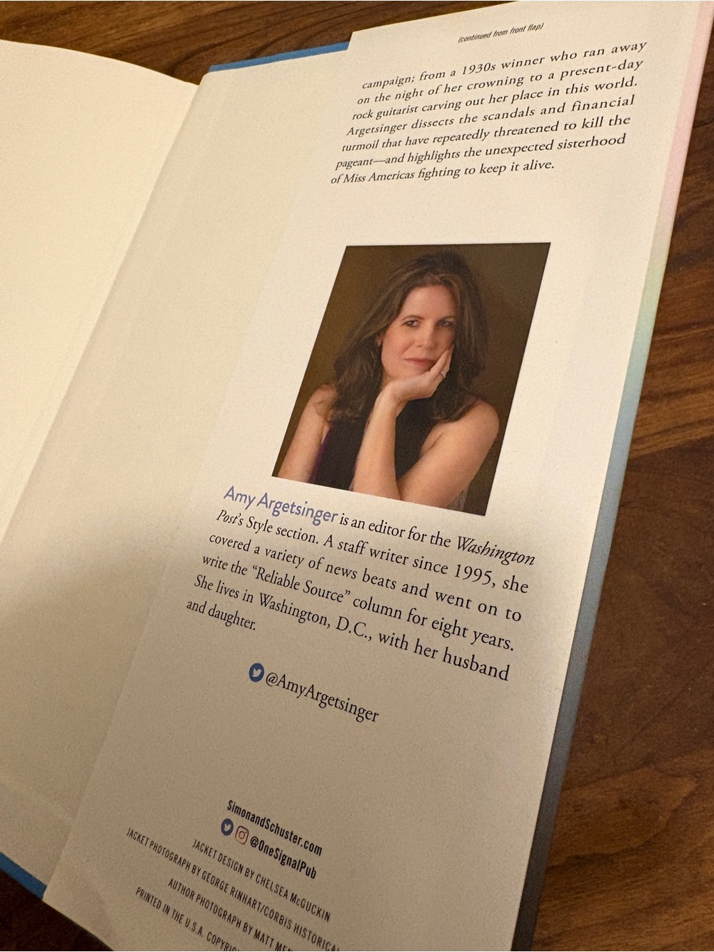 "There She Was" Hardcover Book - Black & Cream Cover - Picture 5 of 6